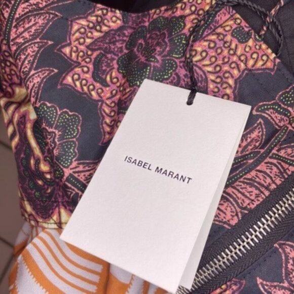 Isabel Marant Embroidered Crop Top Copper size 8 - Picture 6 of 8